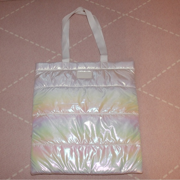 Bath & Body Works Handbags - Bath & Body Works Iridescent Puffy Tote Bag 2023 NWT
